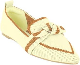 Elie Tahari Florentia Pointed Toe Loafer in Yellow at Nordstrom, Size 5.5