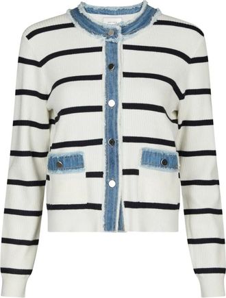 Neo Noir Gebreide Cardigan - Dames - Vesten - Wit - XL - Truien & Vesten