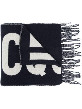 Jacquemus logo wollen sjaal