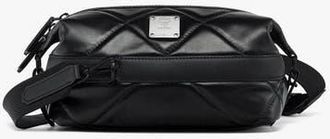 MCM Small Aren Crossbody in Diamond Quilted Leather in Black at Nordstrom