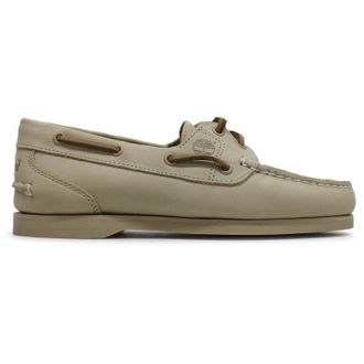 Timberland Classic Boat Nubuck Leather Womens Comfort Shoes - Light Beige - Size:UK 6.5