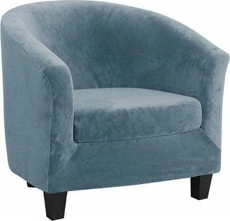 OEM Funda De Terciopelo Para Sill&oacute;n Club, Juego De Dos Piezas, Funda El&aacute;stica Para Silla, Funda Para Sill&oacute;n Reclinable, Sill&oacute;n Convertible Con Funda De Co