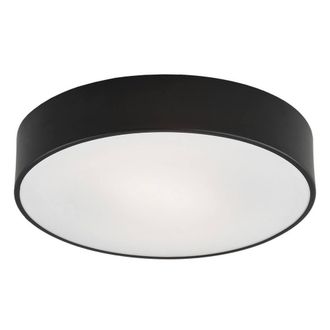 Netlighting Darling 35cm Flush Ceiling 2 Light Black Structure