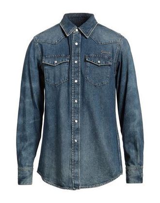 シャツ GIVENCHY Men Long Tops BM611015W7 006 Blue 0400024228116_MEDIUMBLUE?wid=