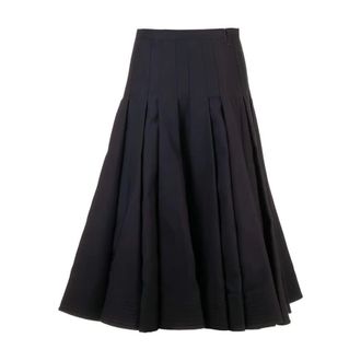 Valentino Garavani Pleated Panelled Skirt