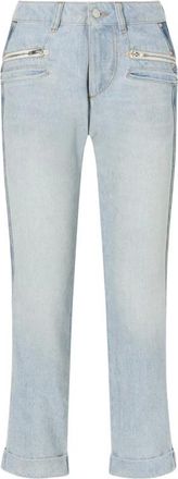 Isabel Marant Rechte jeans - Dames - Jeans - Blauw - Maat: M Katoen