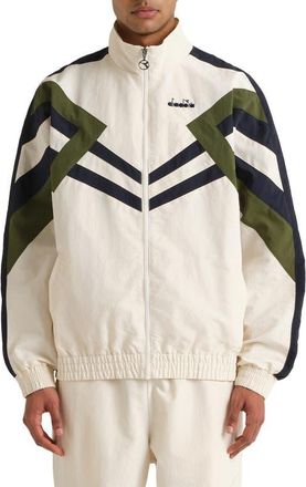 Diadora x Palmes Legacy Track Jacket in White Alyssum at Nordstrom, Size X-Large
