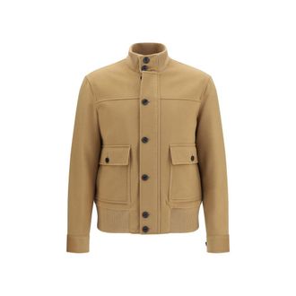 Lardini Wool Oves Aries Full-Length Mens Jacket