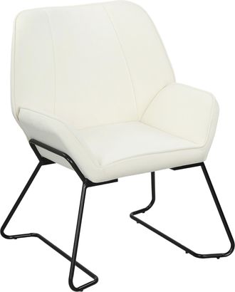OEM Butaca De Sal&oacute;n Con Asiento Ancho Y Acolchado Tapizado En Terciopelo Patas De Metal Sill&oacute;n Para Sal&oacute;n Crema