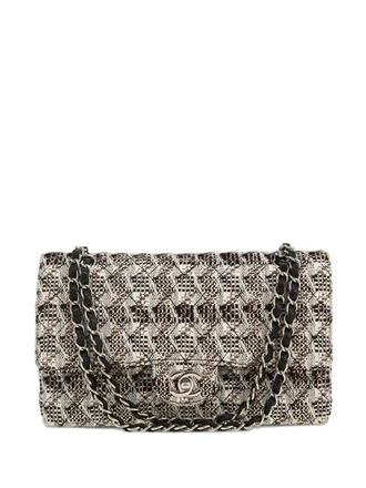 Chanel 2005 Timeless Classic shoulder bag - women - Fabric/Leather - One Size - Neutrals