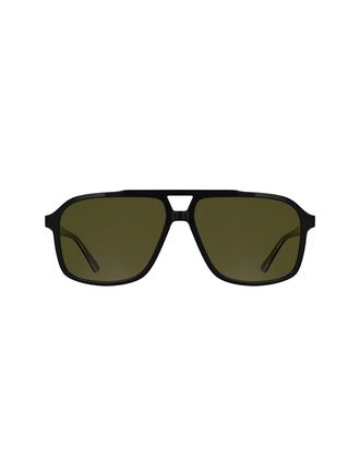 Calvin Klein Mens Aviator Sunglasses - Black