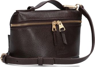 Fred De La Bretoniere Tassen, Dames, Bruin, ONE Size, Wol, Bruine Crossbodytas Lori
