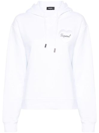 Dsquared2 Hoodie met print - Wit