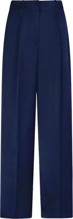 Dante6 Dames, Broeken, Blauw, Maat: S Satijn