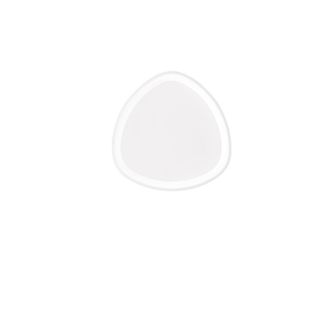 Luce-Ambiente-Design Plafoniera Led Klapton en Aluminio Blanco Con Funci&oacute;n Cct 45 Cm