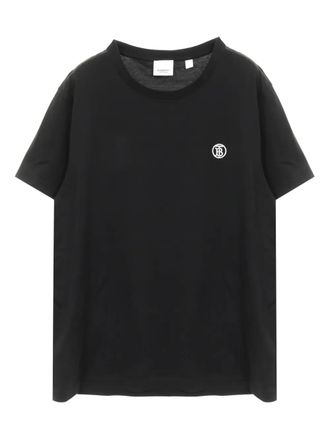 Burberry 2010s TB-monogram T-shirt - men - Cotton - L - Black