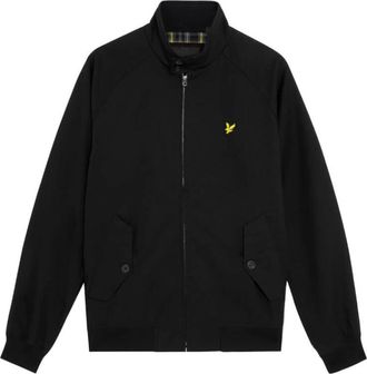 Lyle & Scott Cotton Harrington Jas - Heren - Zomerjassen - Zwart - 2XL - Katoen - Jassen