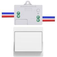 OEM Interruptor Inal&aacute;mbrico Europeo, Sin Bater&iacute;a, Paquete De 1, Kit De Interruptor Inal&aacute;mbrico Bidireccional Autoalimentado, Interruptor De Control Remoto
