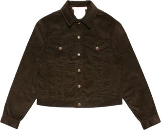 Acne Studios Corduroy Jacket - Dames - Jassen - Bruin - Maat: L Corduroy