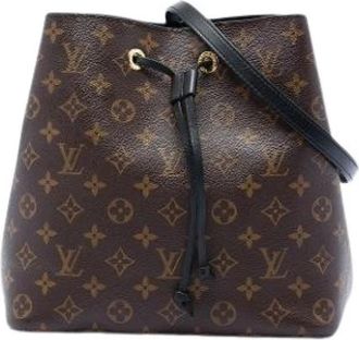 Louis Vuitton Pre-owned Neonoe Bucket Bag - Dames - Vintage Tas - Bruin - ONE Size - Leer - Vintage