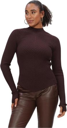 Ibana Kinzy Turtleneck - Dames - Truien - Bruin - Maat: XS Viscose