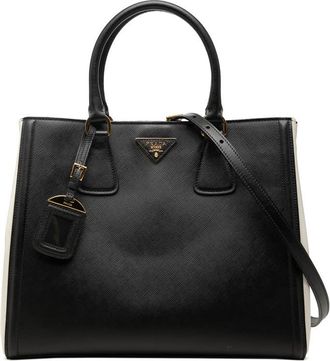 Prada Pre-owned Prada Bicolor Saffiano Lux Tote Ladies G7NH11OI6H73KVR3