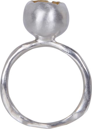 Rosa Maria Minoo 3 S Sm Gy Yellow Gold Plated Ring