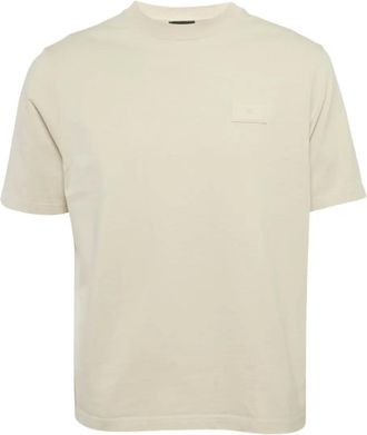 Emporio Armani T-shirt con applicazione logo - Toni neutri
