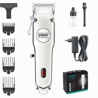 Trade Shop Trade Shop - Tagliacapelli Barba Senza Fili Professionale Ricarica Usb Rasoio Valigetta V-032