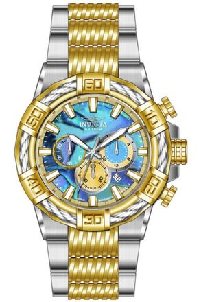 Invicta Bolt 49898 Heren Horloge - Quartz Uurwerk - Roestvrij Staal met Multicolor Wijzerplaat - 51mm