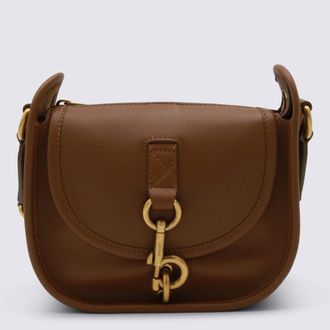 Burberry Brown Leather Shoulder Bag