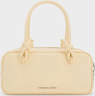 Charles & Keith Sammie Knotted-Handle Elongated Bag