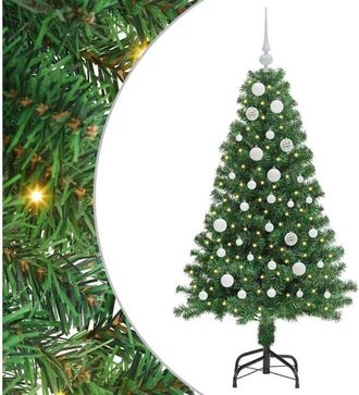 vidaXL Árbol de Navidad artificial Verde 150 cm PVC y Acero y Plástico vidaXL