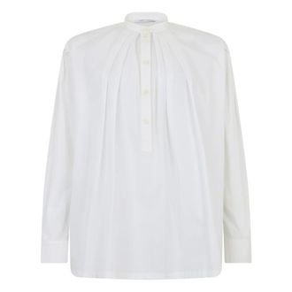 Alberta Ferretti Lightweight Long-Sleeve Shirt - female - Alberta Ferretti - Blouses - White - S - Blouses & Shirts