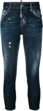 Dsquared2 Klassieke Denim Jeans voor Mannen - Dames - Slim Fit Jeans - Blauw - XL - Denim - Jeans
