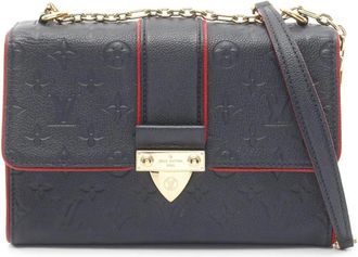 Louis Vuitton Borsa a spalla Saint Sulpice PM in pelle Empreinte con monogramma 2017 - Blu