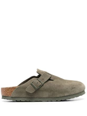 Birkenstock Boston Thyme, Suede Leather