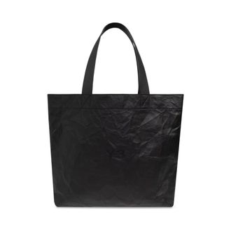 Yohji Yamamoto Tote Bags, female, Black, Size: ONE SIZE Logo Tote Bag