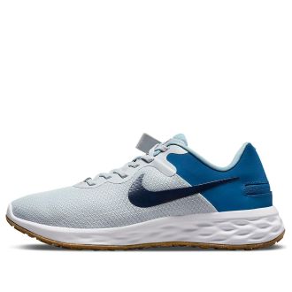 Nike Revolution 6 FlyEase Next Nature Pure Platinum Dark Marina Blue DC8992-002