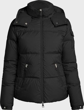 Moncler Fourmines Hooded Short Down Jacket