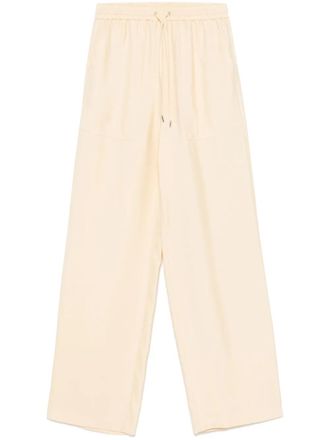 BOSS twill trousers - women - Lyocell/Viscose - 34 - Neutrals