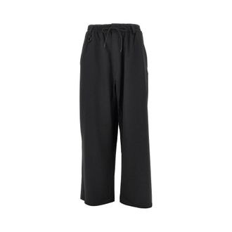 Yohji Yamamoto Straight leg wool-blend pants Man S