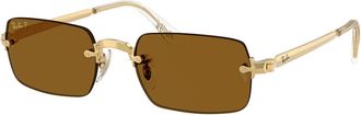Ray-Ban RB3928 Polarized 001/83 Mens Sunglasses Size 54