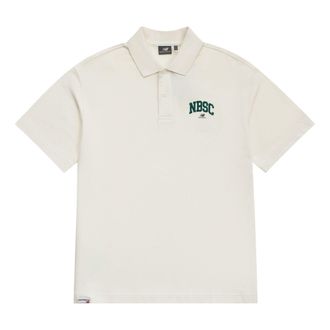 New Balance Classic Polo T-Shirt Asia Sizing White Green 5FD25363-IV