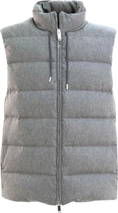 Montedoro Red Gilet trapuntato a collo alto - Grigio