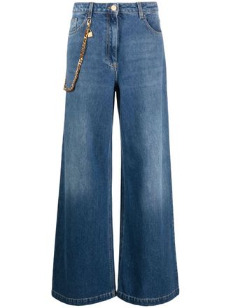 Elisabetta Franchi Low waist jeans - Blauw