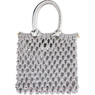 Clare Vivier Bianca Handbag in Silver at Nordstrom