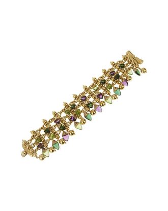 Bulgari 18K 63.00 ct. tw. Diamond & Gemstone Bracelet (Authentic Pre-Loved)