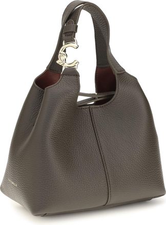 Coccinelle Womens C-Easy Small Handbag Fango Calf Leather Bos Taurus Handbags Hand Bags