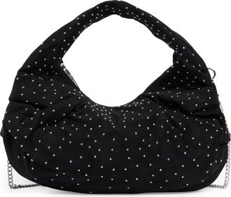 Urban Expression Studded Hobo Bag in Black at Nordstrom Rack